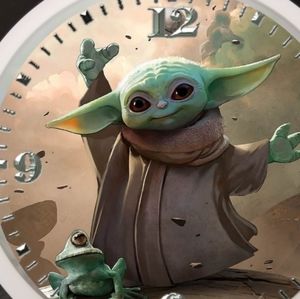 Happy baby yoda